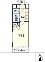 コスモスタカミネ  ｜ 愛知県名古屋市昭和区高峯町（賃貸アパート1K・2階・23.40㎡） その2