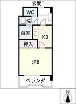 グリーンエクセル大坪  ｜ 愛知県名古屋市天白区大坪2丁目（賃貸マンション1K・2階・24.10㎡） その2