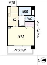 リエス塩釜口  ｜ 愛知県名古屋市天白区塩釜口2丁目（賃貸マンション1K・2階・23.20㎡） その2