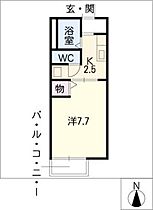 ドミールひかりII  ｜ 愛知県名古屋市昭和区山花町（賃貸アパート1K・1階・24.18㎡） その2