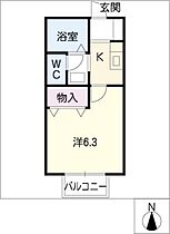 メゾン・ラポール　Ｄ棟  ｜ 愛知県名古屋市昭和区宮東町（賃貸アパート1K・2階・20.67㎡） その2