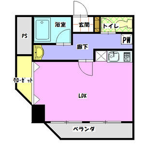 ユタカマンション 60D｜愛知県名古屋市昭和区隼人町(賃貸マンション1R・6階・30.87㎡)の写真 その21