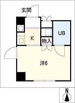 BLACEDENT杁中 4A ｜ 愛知県名古屋市昭和区花見通3丁目11（賃貸アパート1R・4階・16.25㎡） その2