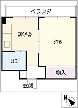 山田ビル  ｜ 愛知県名古屋市昭和区田面町1丁目（賃貸マンション1DK・3階・24.52㎡） その2