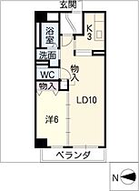 石川橋セブン　リバーサイド棟  ｜ 愛知県名古屋市昭和区五軒家町（賃貸マンション1LDK・3階・45.00㎡） その2