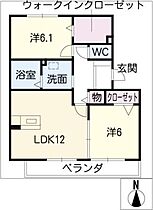 エ・コモド  ｜ 愛知県名古屋市昭和区萩原町2丁目（賃貸アパート2LDK・1階・60.89㎡） その2