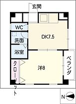 クレール池谷  ｜ 愛知県名古屋市南区呼続4丁目（賃貸マンション1DK・3階・38.39㎡） その2