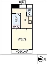 ＨＩＬＬ’Ｓ　I  ｜ 愛知県名古屋市瑞穂区田辺通1丁目（賃貸マンション1K・6階・24.37㎡） その2