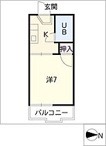 タウニーカーム  ｜ 愛知県名古屋市瑞穂区井の元町（賃貸アパート1K・1階・18.00㎡） その2