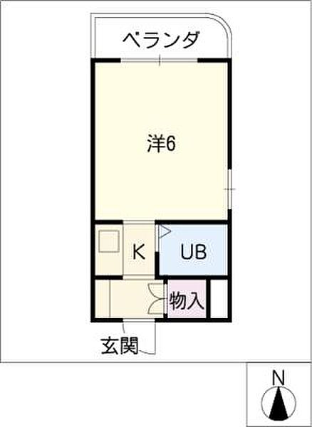 ハウス太平 ｜愛知県名古屋市天白区平針2丁目(賃貸マンション1K・1階・18.60㎡)の写真 その2