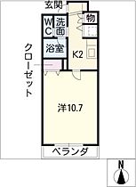 パークヒルズ原  ｜ 愛知県名古屋市天白区原5丁目（賃貸マンション1K・1階・33.20㎡） その2