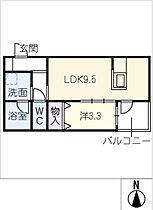 LIBRE　COURT　平針 202 ｜ 愛知県名古屋市天白区平針4丁目1502（賃貸アパート1LDK・2階・33.94㎡） その2