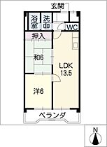 ヴィラカジカワ  ｜ 愛知県名古屋市天白区井口1丁目（賃貸マンション2LDK・1階・54.45㎡） その2