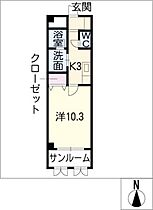 リューデスハイム  ｜ 愛知県名古屋市天白区植田1丁目（賃貸マンション1K・2階・38.15㎡） その2