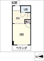 パークハイツ  ｜ 愛知県名古屋市天白区植田南3丁目（賃貸マンション1K・4階・20.77㎡） その2