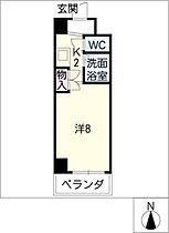 ドエル植田西  ｜ 愛知県名古屋市天白区植田西2丁目（賃貸マンション1K・4階・23.20㎡） その2