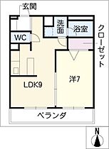 アヴァンティ植田  ｜ 愛知県名古屋市天白区植田1丁目（賃貸マンション1LDK・3階・40.20㎡） その2