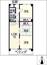 鴻ノ巣ヒルズビル  ｜ 愛知県名古屋市天白区鴻の巣1丁目（賃貸マンション3LDK・2階・77.44㎡） その2