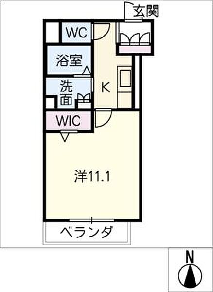 リオリエント　コンフォーザ ｜岐阜県岐阜市加納本町4丁目(賃貸マンション1K・2階・37.71㎡)の写真 その2