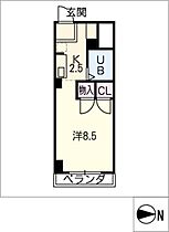 レジデンスＴＬ・西荘  ｜ 岐阜県岐阜市西荘1丁目（賃貸マンション1K・5階・20.67㎡） その2