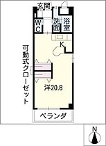 アクシスヨーロッパ弐番館  ｜ 岐阜県岐阜市花沢町5丁目（賃貸マンション1R・3階・43.49㎡） その2