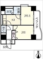 ライオンズマンション岐阜清本町605号  ｜ 岐阜県岐阜市清本町10丁目（賃貸マンション2K・6階・33.61㎡） その2