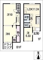 アドバンス  ｜ 岐阜県岐阜市今川町2丁目（賃貸マンション3LDK・1階・101.30㎡） その2