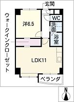 Ｙ’ｓ　ＳｔａｇｅWAKAMIYA  ｜ 岐阜県岐阜市若宮町8丁目（賃貸マンション1LDK・8階・43.68㎡） その2