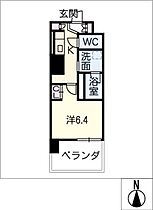 ジョイフル岐阜駅　カーサ・イースト  ｜ 岐阜県岐阜市高砂町1丁目（賃貸マンション1K・18階・26.23㎡） その2