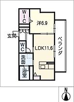 Ｐｒｏｓｐｅｃｔ　Ｐａｒｋ  ｜ 岐阜県岐阜市九重町3丁目（賃貸マンション1LDK・2階・50.08㎡） その2