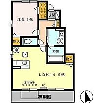 セジュール三松　B 106 ｜ 岐阜県岐阜市茜部本郷2丁目10番地1（賃貸アパート1LDK・1階・50.85㎡） その26