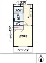 Ｔ・II  ｜ 岐阜県岐阜市西川手3丁目（賃貸マンション1K・1階・36.45㎡） その2