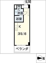 クオリア茜部  ｜ 岐阜県岐阜市茜部大野2丁目（賃貸マンション1R・2階・25.99㎡） その2