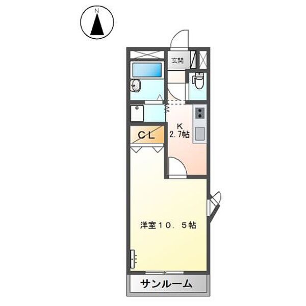 ラペ　ブロッサム ｜岐阜県本巣郡北方町柱本南2丁目(賃貸アパート1K・1階・29.70㎡)の写真 その6