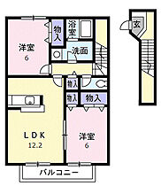 サンパティークＢ 202 ｜ 岐阜県瑞穂市別府字花塚二ノ町2133番地1（賃貸アパート2LDK・2階・61.98㎡） その2