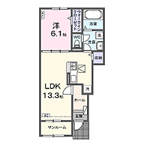 クレール・恵 102 ｜ 岐阜県安八郡安八町牧181番地3（賃貸アパート1LDK・1階・50.01㎡） その2