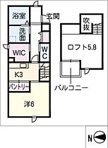 ｅｌｍ－Ａ－  ｜ 岐阜県瑞穂市穂積（賃貸アパート1R・1階・33.24㎡） その2