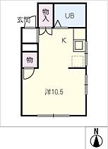 清流とそよ風のルヴァン　I  ｜ 岐阜県瑞穂市穂積（賃貸マンション1R・2階・25.25㎡） その2