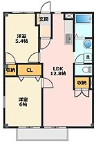 エルハイムツチヤ 106 ｜ 岐阜県瑞穂市十九条279-1（賃貸アパート2LDK・1階・52.17㎡） その2