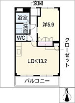 キャンプＧ  ｜ 岐阜県美濃市（賃貸アパート1LDK・1階・45.63㎡） その2