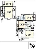 岩田坂3丁目Ｓ様貸家  ｜ 岐阜県岐阜市岩田坂3丁目（賃貸一戸建5DK・2階・121.13㎡） その2