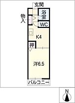 オーチャード・コート  ｜ 岐阜県岐阜市長森本町1丁目（賃貸アパート1K・2階・25.19㎡） その2