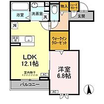 シエル シャンテ 203 ｜ 岐阜県岐阜市野一色3丁目18番1の一部(地番)（賃貸アパート1LDK・2階・49.18㎡） その1