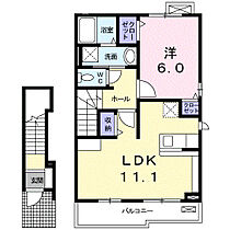 フランＢ 202 ｜ 岐阜県羽島郡岐南町徳田5丁目95番地1（賃貸アパート1LDK・2階・46.09㎡） その2