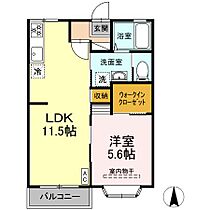 ビバリーヒルズ　I 202 ｜ 岐阜県羽島郡岐南町徳田4丁目3番地（賃貸アパート1LDK・2階・37.90㎡） その2