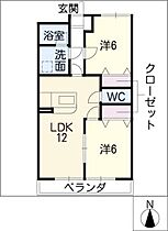 第2岐南ビル  ｜ 岐阜県羽島郡岐南町上印食2丁目（賃貸マンション2LDK・2階・65.00㎡） その2