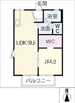 イーストビレッジ109  ｜ 岐阜県岐阜市野一色6丁目（賃貸アパート1LDK・2階・35.30㎡） その2