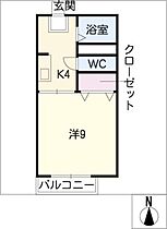 プロシード  ｜ 岐阜県岐阜市野一色4丁目（賃貸アパート1K・1階・27.18㎡） その2