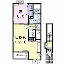 クレイン 201 ｜ 岐阜県羽島郡岐南町伏屋3丁目26番地（賃貸アパート1LDK・2階・49.11㎡） その2