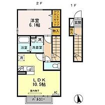 レセンテさくら 203 ｜ 岐阜県羽島郡岐南町徳田7丁目43番3（賃貸アパート1LDK・2階・46.96㎡） その19